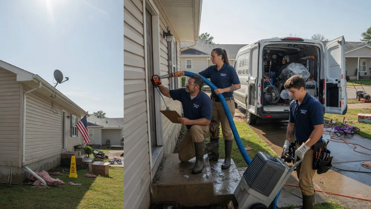 Ceiling Water Damage Restoration in Rivesville, WV near me